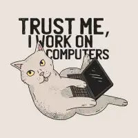 Computer Cat - design