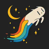 Flying Cat Rainbow - design