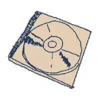 Compact Disc - 1bit Pixel Art - design