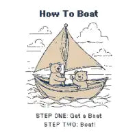 How To Boat - 1bit Pixelart - design