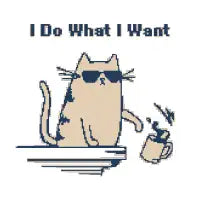 I Do What I Want - 1Bit Pixelart - design
