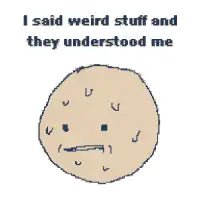 I Said Weird Stuff - 1bit Pixelart - design
