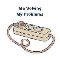 Me Solving My Problems - 1bit Pixel Art - design