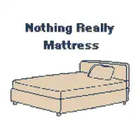 Nothing Really Matress - 1 bit pixel art - design