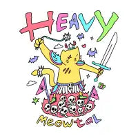 Heavy Meowtal - design