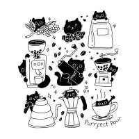 Purrfect Pour - design