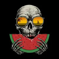 Watermelon Skull - design