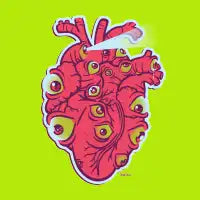 Heart With Lasers - design