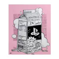 Drink up gamers (pink) - design