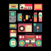 Retro Technology (Black Variant) - design
