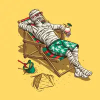 Mummy on Vacation - design