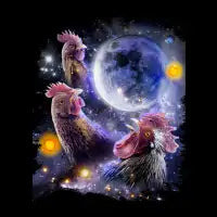 3 Three Chicken Moon - design