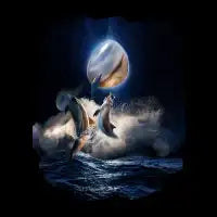 Moonstone Dolphins - design