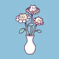 Flower felines - design