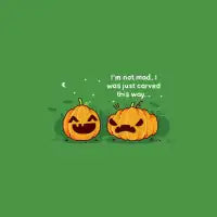 Resting gourd face - design