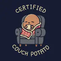 Certified Couch Potato - design