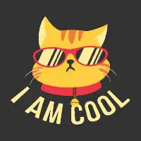 I AM COOL CAT - design