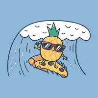 Pineapple Pizza Surf - design