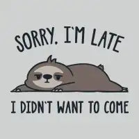 Sorry, I'm Late - design