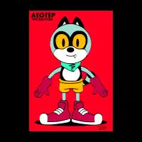 AEOTEP THE RACCOON toony things classic cartoon raccoon tee shirt - design