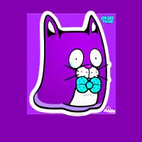 GHOST TOON™ Scaredy Cat | Tees and More | By Rayshine World - design