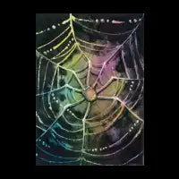 Spiderweb • Colorful spider-shaped spiderweb T-shirt - design