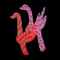 Flower Swans - design