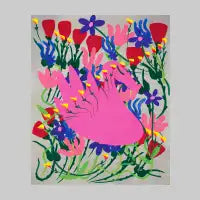 Swan on Canvas - design