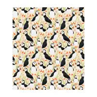 Floral Puffins - design