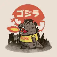 punk rock gojira - design
