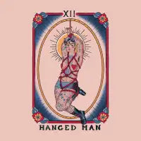 hanged man card - design