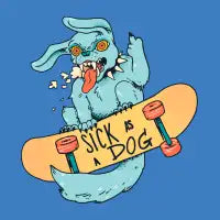 sick as a dog - design