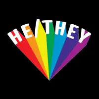 He/They Pronouns Rainbow Burst - design