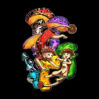 Mushroom Cats - design