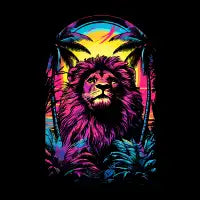Lion Sunset - design
