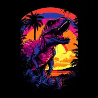 Neon T-Rex - design