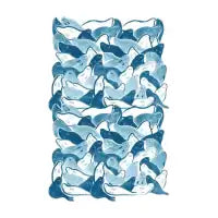 Blue Seals Ocean Pattern - design