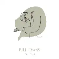 Bill Evans Jazz Art – Cool Jazz Piano Portrait on T-Shirts & Prints - design