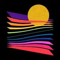 Abstract Sunset 6 - design