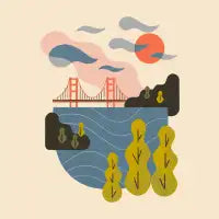Bay Sunset - design