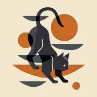 Cat At Play - design