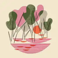 Forest Sunset - design