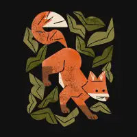 Fox In The Brush - design