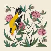 Goldfinch and Thistle - design