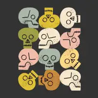 Happy Skulls - design