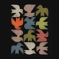 Midcentury Bird Grid - design