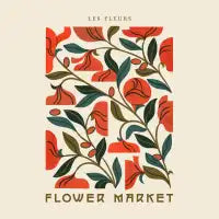 Nouveau Flower Market No. 1 - design