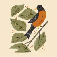 Perching Robin - design