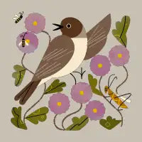 Phoebe Bird And Bugs - design
