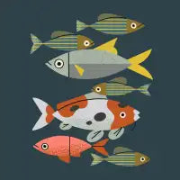 Pond Fishes - design